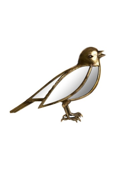 DECORACION PARED RESINA ESPEJO 41,5X3X20 PALOMA