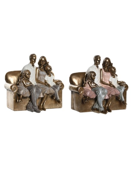 FIGURA RESINA 19X13X18 FAMILIA SOFA 2 SURT.