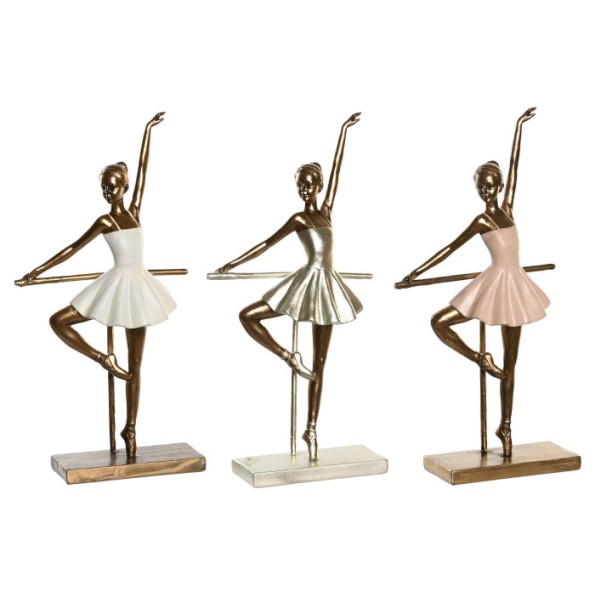 FIGURA RESINA 17X7,5X33 BAILARINA 3 SURT.