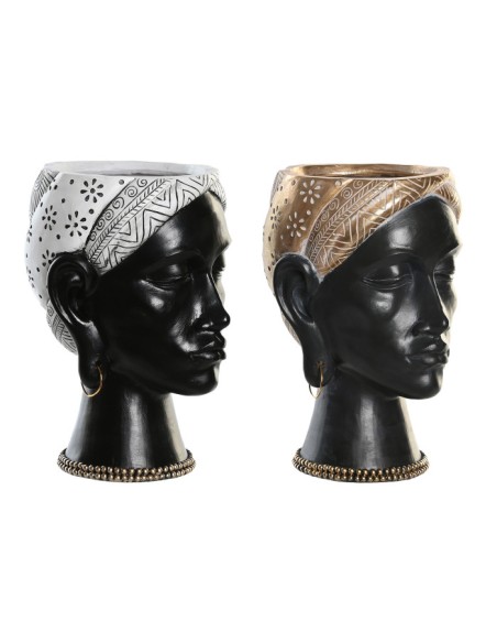 FIGURA RESINA 19,5X11X39,5 AFRICANA 2 SURT.