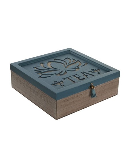 CAJA INFUSIONES MDF 24X24X8 NATURAL