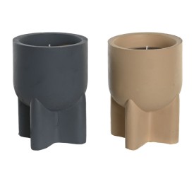 VELA CEMENTO CERA 11X11X15 2% PERFUME 2 SURT.