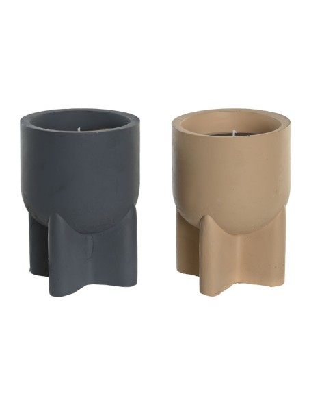 VELA CEMENTO CERA 11X11X15 2% PERFUME 2 SURT.