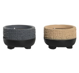 VELA CEMENTO CERA 10X10X7 2% PERFUME 2 SURT.