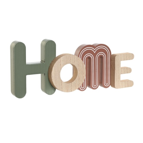 DECORACION MDF 29X4X12 HOME MULTICOLOR