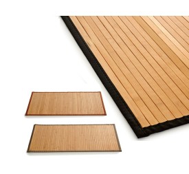 ALFOMBRA BAMBU CLARO ANTIDESLIZANTE 80X50