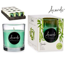 VELA VASO 30 HORAS BAMBU 7 x 7 x 7,7 cm.