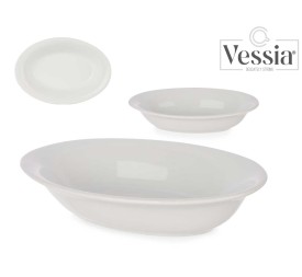 BANDEJA PORCELANA ALTA OVALADA 19 CM