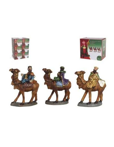 REYES MAGOS CAMELLO X3 8-10CM BEHINE