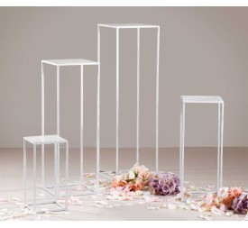 BASE BLANCA SET 4 P20x40H-24x60H-27x80H-GR30X100H