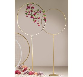 ESTRUCTURA CIRCULAR SET 2 GR D100 H215 ORO
