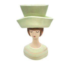 MACETERO SOMBRERO ELEGANTE 16.5X11
