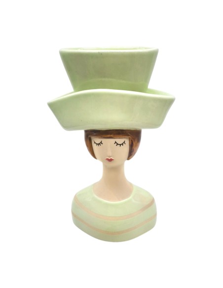 MACETERO SOMBRERO ELEGANTE 16.5X11