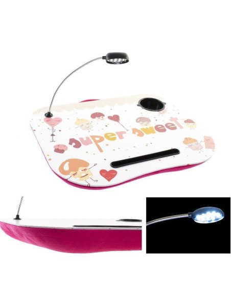 BANDEJA LED PVC 48X38X7 SUPERSWEET ROSA