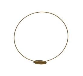 CIRCULO SOBRE PEDESTAL ORO  D40