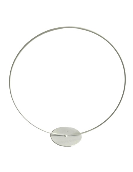 CIRCULO SOBRE PEDESTAL BLANCO D40