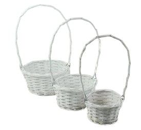 SET 3 CESTAS MIMBRE 25H12/32 GR.D.34H15