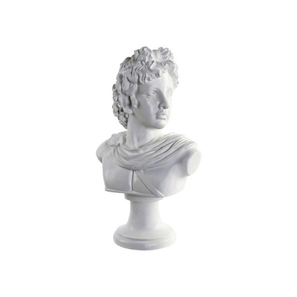 FIGURA FIBRA VIDRIO 21X16X45 MITOLOGIA BLANCO