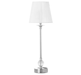 LÁMPARA METAL-ACRÍLICO BLANCO 17 X 17 X 50 CM