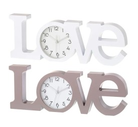 RELOJ 2/C LOVE PLÁSTICO 39 X 3,70 X 14,60 CM