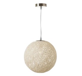 LÁMPARA TECHO FIBRA BLANCO 30 X 30 CM