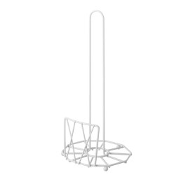 PORTARROLLOS METAL BLANCO 14,50 X 14,50 X 30 CM