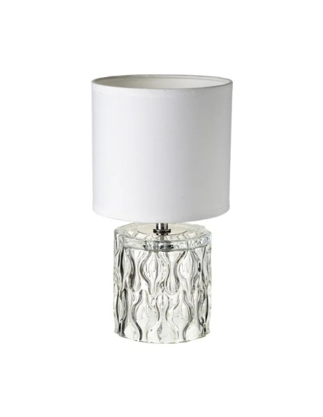 LÁMPARA CRISTAL BLANCO 15 X 15 X 29 CM