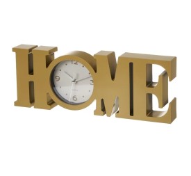RELOJ HOME PLÁSTICO DORADO MATE 39 X 3,70 X 14,60 CM