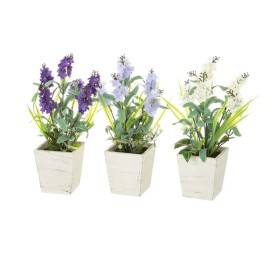 PLANTA LAVANDA 3/C POLIESTER 7 X 7 X 24 CM