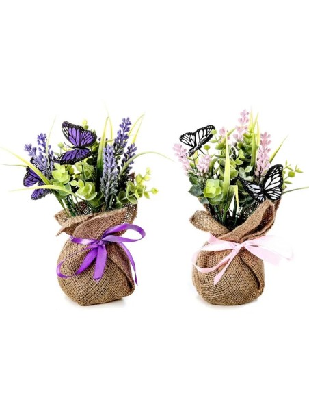 PLANTA LAVANDA 2/C POLIESTER 7 X 7 X 24 CM