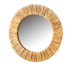 ESPEJO METAL-JACINTO DE AGUA NATURAL 37 X 1,50 X 37 CM