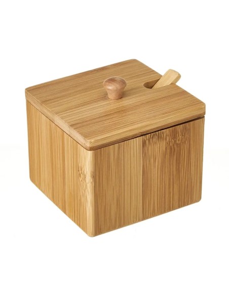 AZUCARERO/SALERO BAMBÚ 10 X 10 X 9,50 CM AZUCARERO/SALERO BAMBÚ 10 X 10 X 9,50 CM