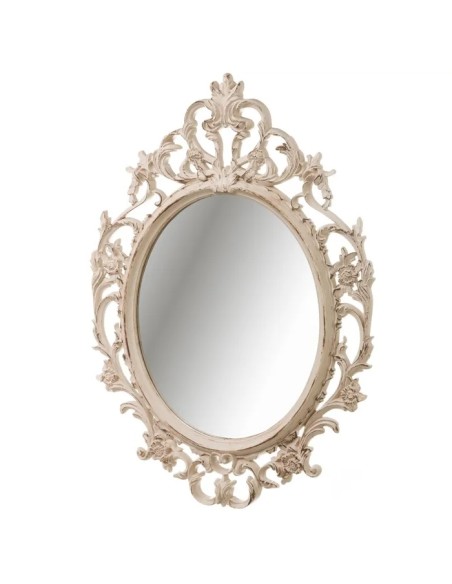 ESPEJO PLÁSTICO CREMA 50 X 3 X 70,50 CM