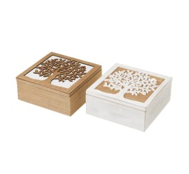 CAJA 2/C MDF 20 X 20 X 9 CM