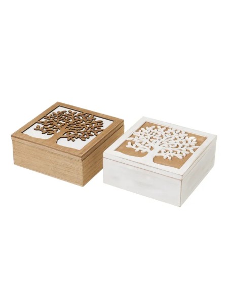 CAJA 2/C MDF 20 X 20 X 9 CM