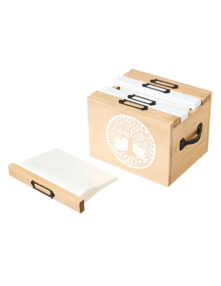 CAJA PORTAFOTOS MDF 21 X 14,50 X 13,50 CM