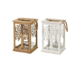 FAROL PORTAVELAS 2/C 16 X 16 X 25 CM