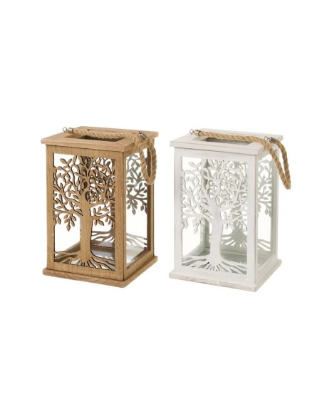 FAROL PORTAVELAS 2/C 16 X 16 X 25 CM