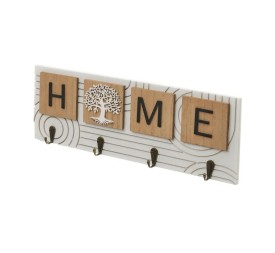 PERCHA 4 GANCHOS MDF 40 X 14,50 X 3,50 CM