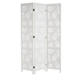 BIOMBO PAULONIA BLANCO HOJAS 115 X 1,90 X 170 CM