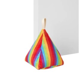 TOPE PUERTA TRIÁNGULO TELA-GRAVILLA 14 X 14 X 18 CM