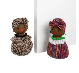 TOPE PUERTA AFRICANA 2/M TELA-GRAVILLA 18 X 16 X 32 CM