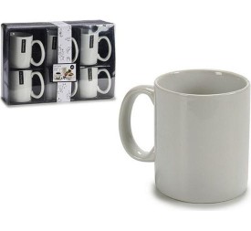JUEGO 6 TAZAS MUG PORCELANA