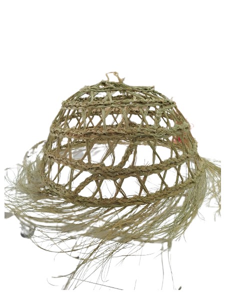 PANTALLA LAMPARA ESPARTO ARTESANAL 45*56