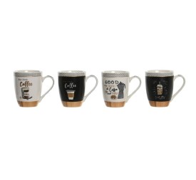 MUG PORCELANA 11,5X8,3X10,5 340ML COFFEE 4 SURT.