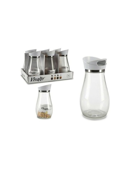 TARRO CRISTAL GR TAPA GIRATORIA SURT 2 C 12x12x24.5cm