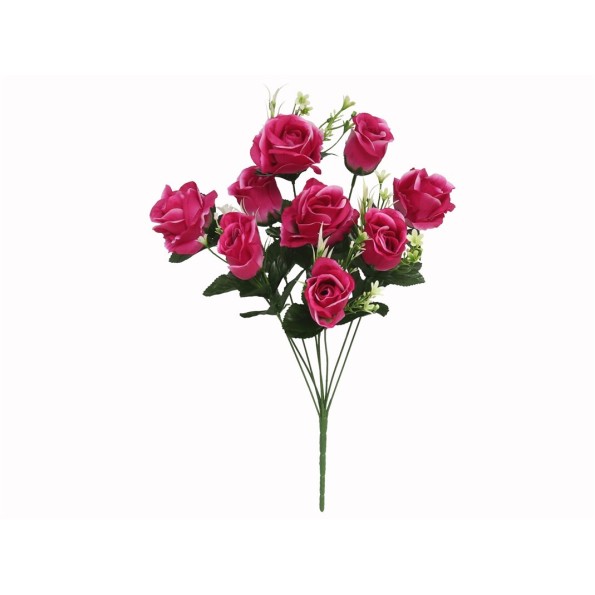 RAMO CAPULLOS-ROSAS X 9-47 CM (FUCSIA)