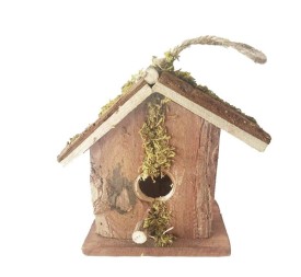 CASETA PAJAROS ASIMETRICA 16x9x15 cm.