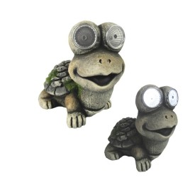 TORTUGA DECORACION JARDIN LED M 13,2x9,6x11,8 cm.