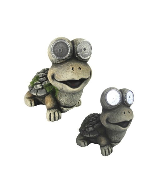TORTUGA DECORACION JARDIN LED M 13,2x9,6x11,8 cm.